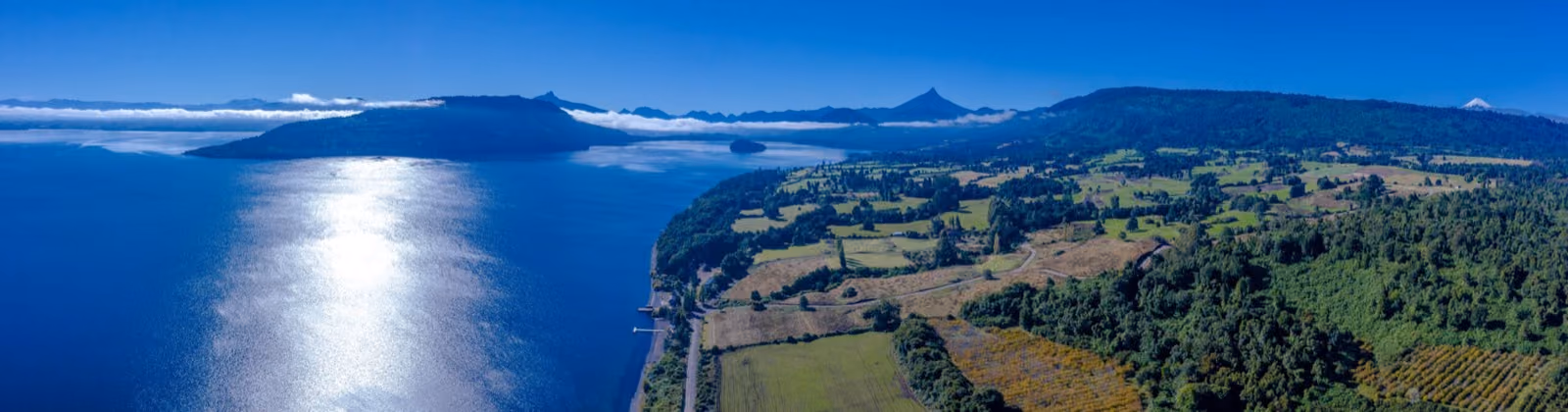 Vista aérea de las parcelas
